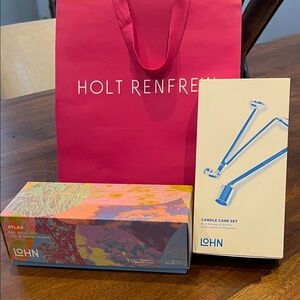 Lohn Candle Care Set with Atlas Candle
